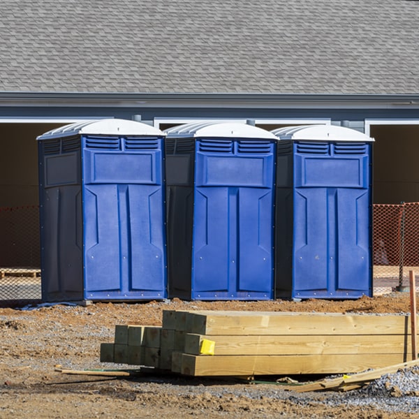 how can i report damages or issues with the portable restrooms during my rental period in Sunwest AZ